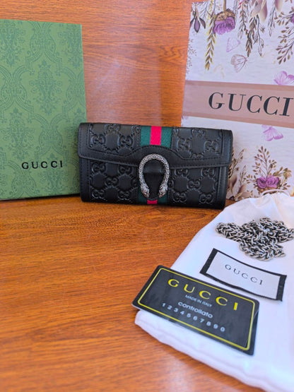 Gucci Dionysus GG Chain Wallet / Wallet on Chain
