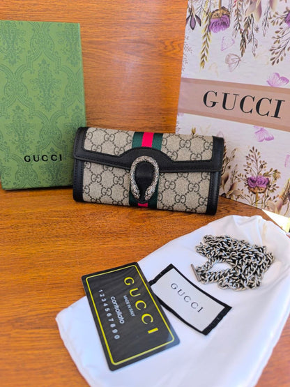 Gucci Dionysus GG Chain Wallet / Wallet on Chain