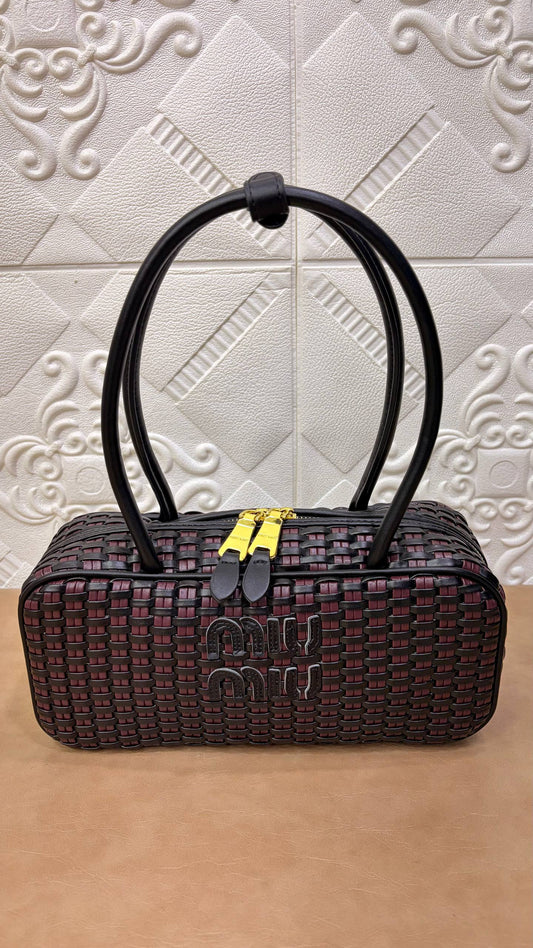 Miu Miu woven shoulder bag