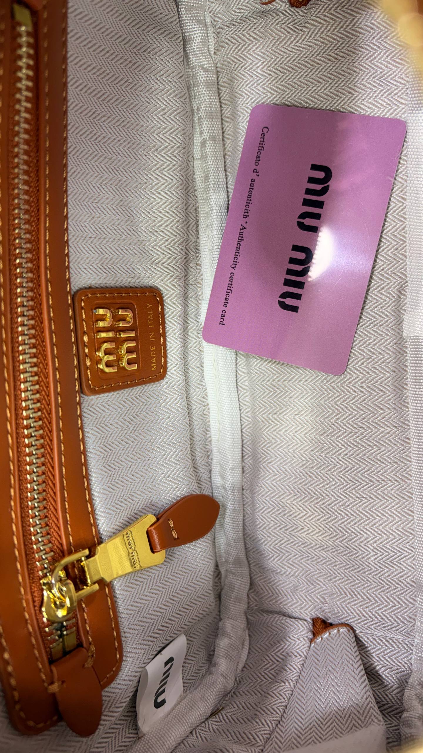 Miu Miu woven shoulder bag