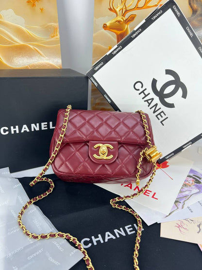 Chanel Classic Quilted Flap Bag with Charms