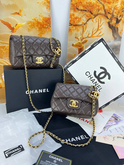 Chanel Classic Quilted Flap Bag with Charms
