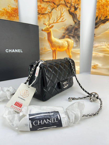 Chanel Flap Bag with Pearl Crush (Mini/Small)