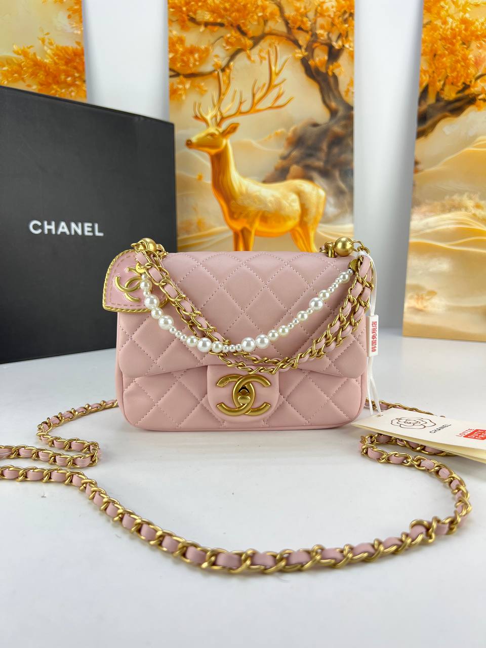 Chanel Pearly Chain Mini Flap Bag
