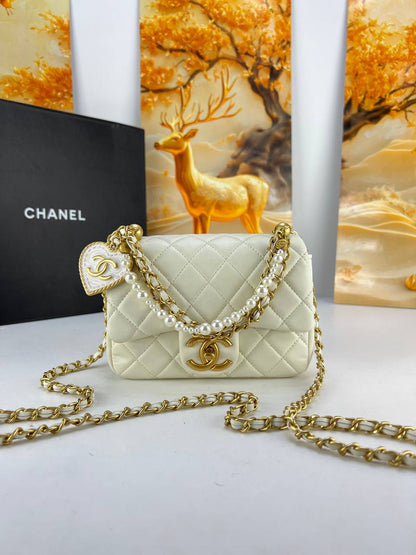 Chanel Pearly Chain Mini Flap Bag