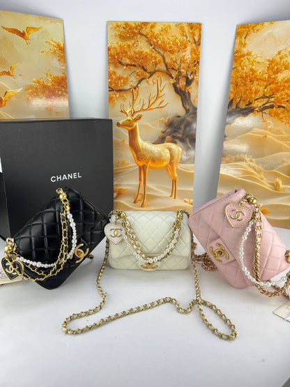 Chanel Pearly Chain Mini Flap Bag