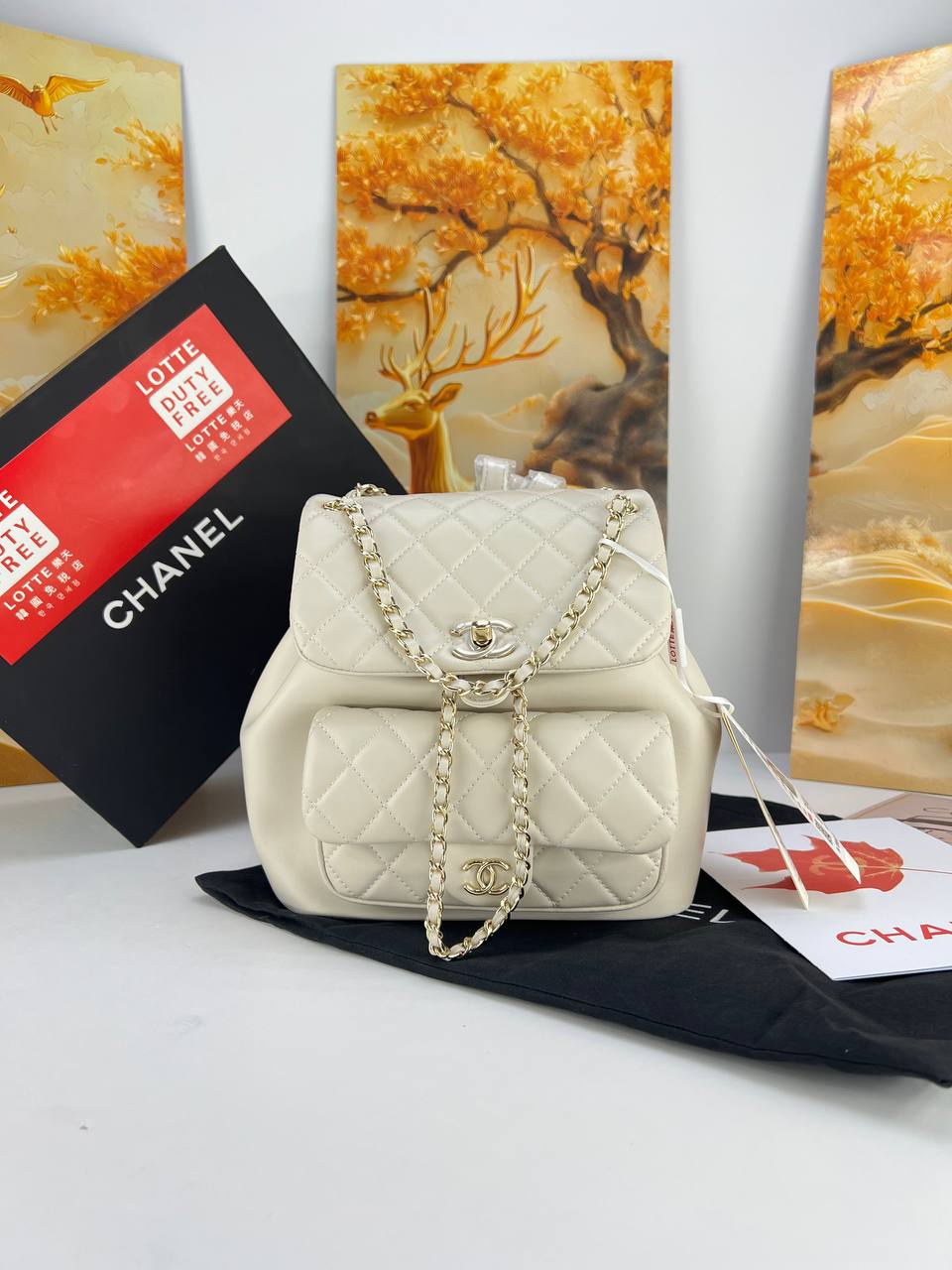 Chanel Quilted Lambskin Urban Backpack
