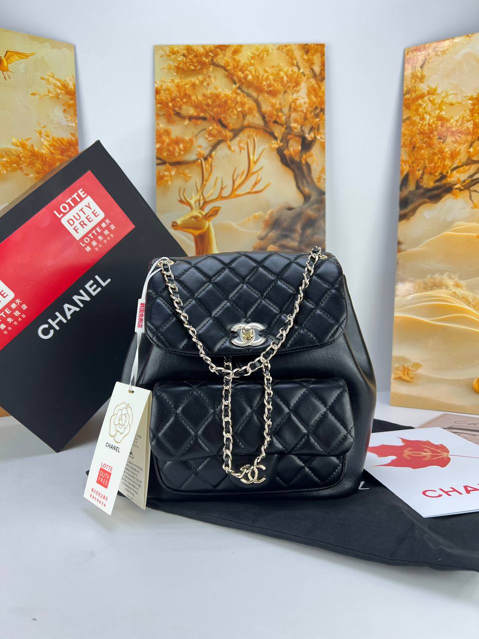 Chanel Quilted Lambskin Urban Backpack