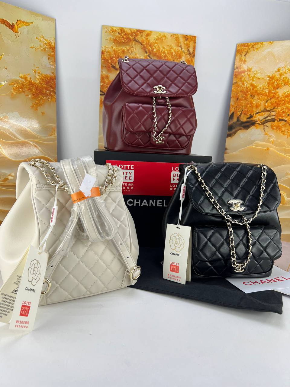 Chanel Quilted Lambskin Urban Backpack