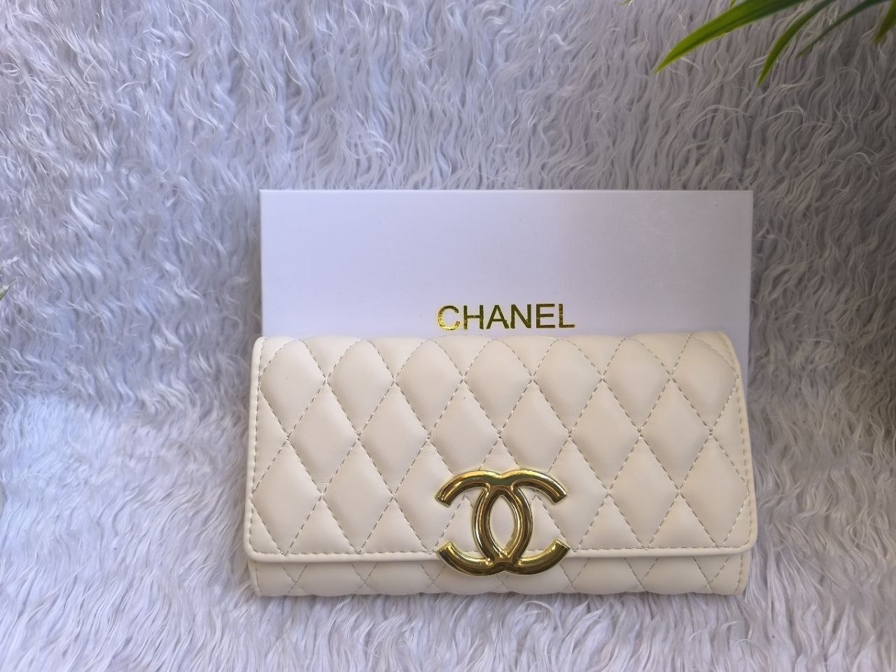 Classic Quilted Flap Wallet
