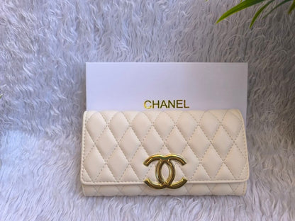Classic Quilted Flap Wallet