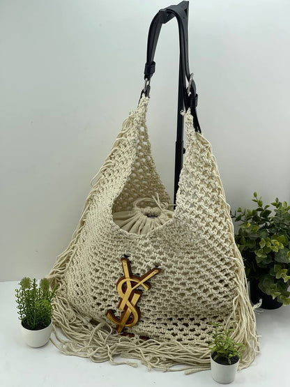 Ysl chic crochet hobo bag