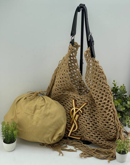 Ysl chic crochet hobo bag