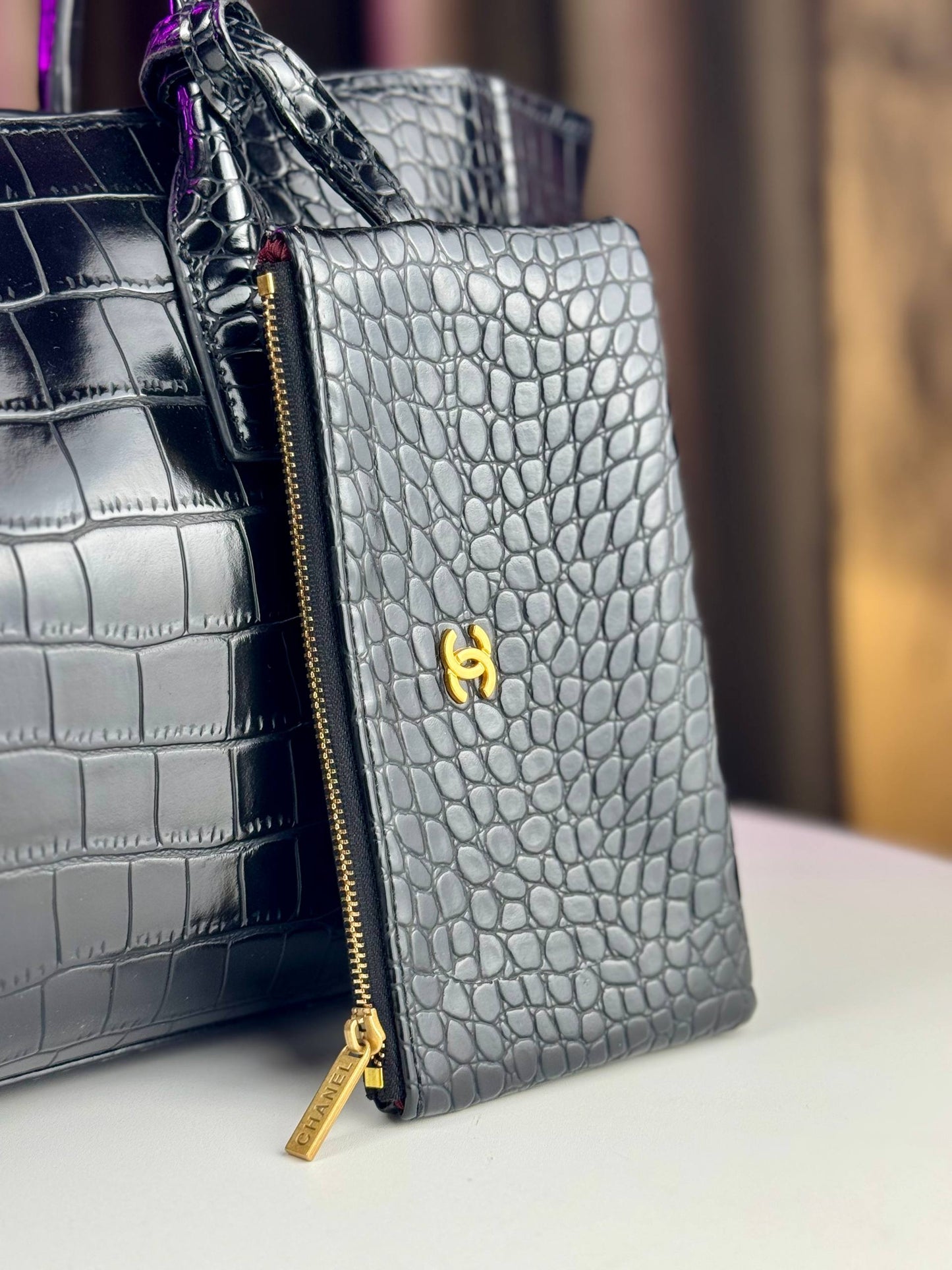Classic Elegance 2-in-1 Tote Bag Set
