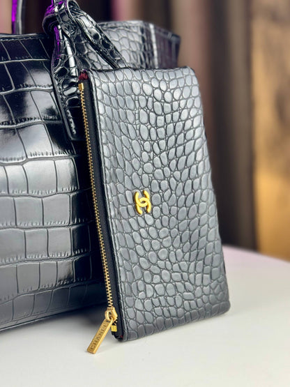 Classic Elegance 2-in-1 Tote Bag Set