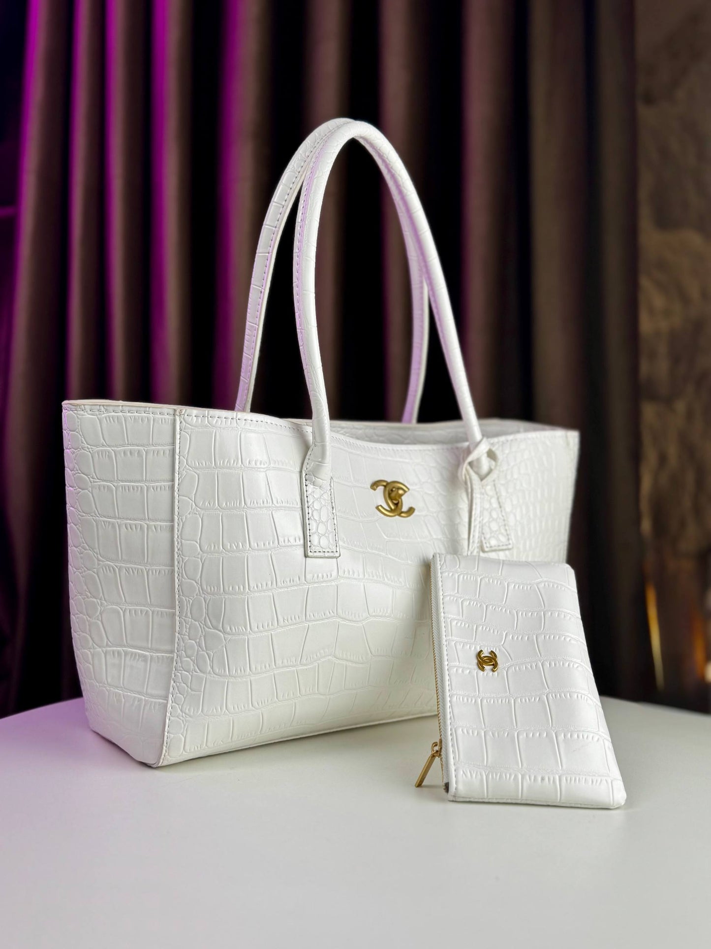 Classic Elegance 2-in-1 Tote Bag Set