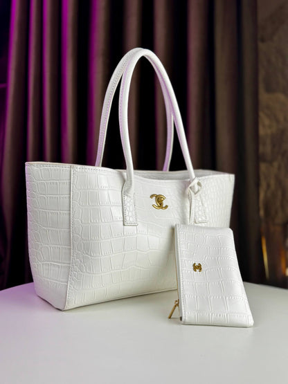 Classic Elegance 2-in-1 Tote Bag Set