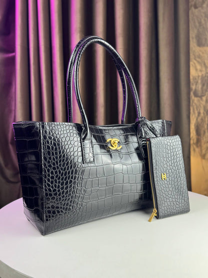 Classic Elegance 2-in-1 Tote Bag Set