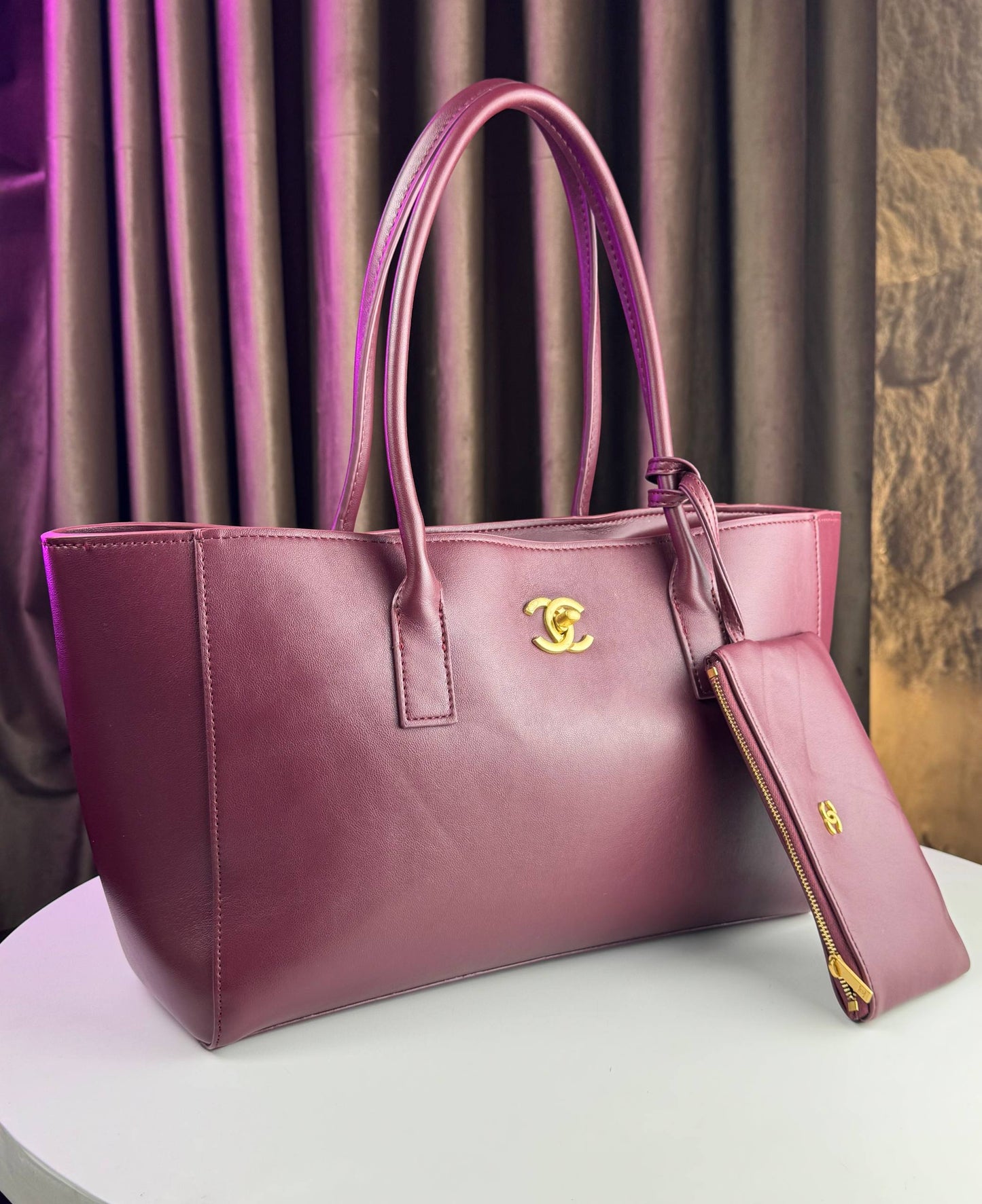 Classic Elegance 2-in-1 Tote Bag Set