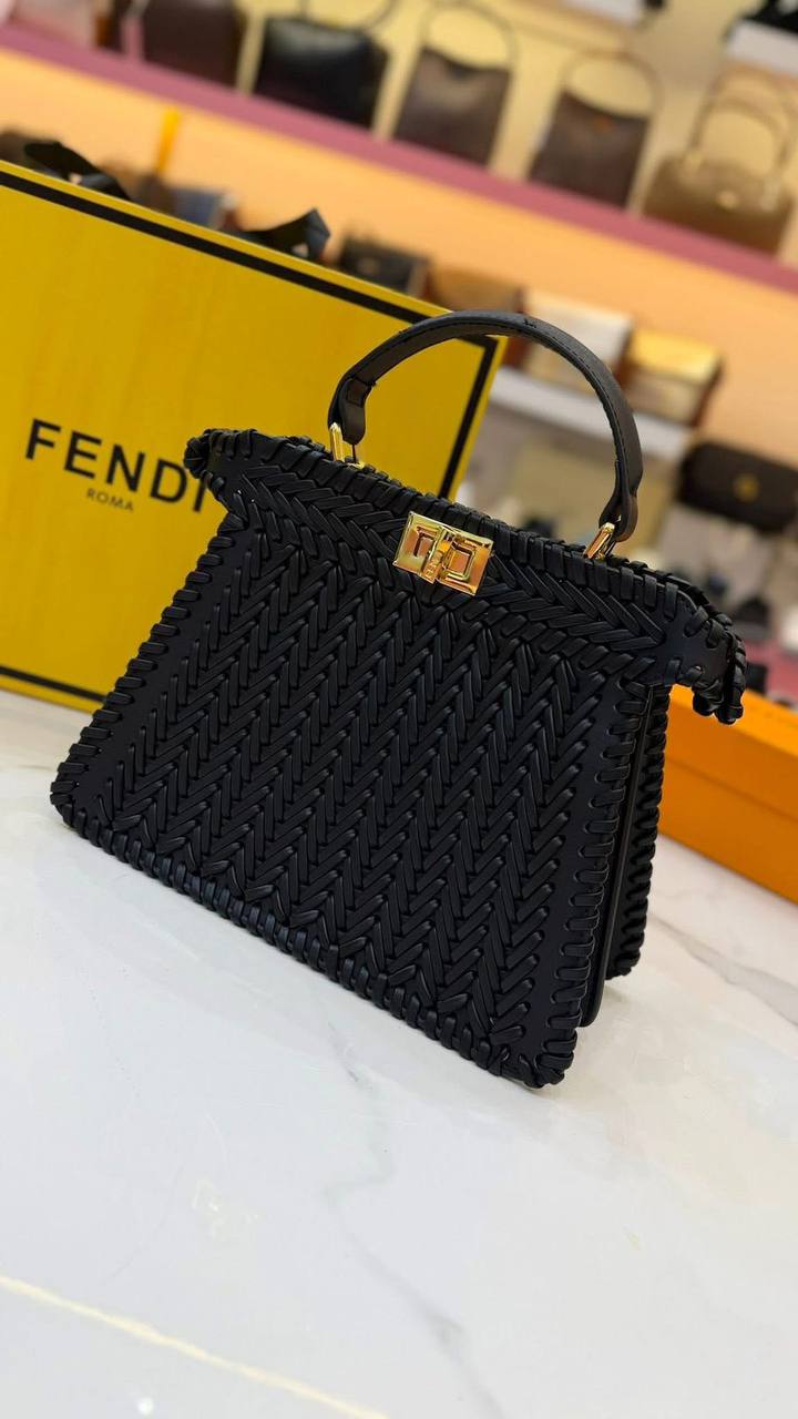 Fendi Peekaboo ISeeU Interlace Medium Bag