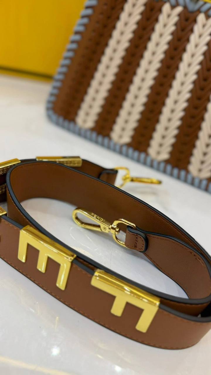 Fendi Peekaboo ISeeU Interlace Medium Bag