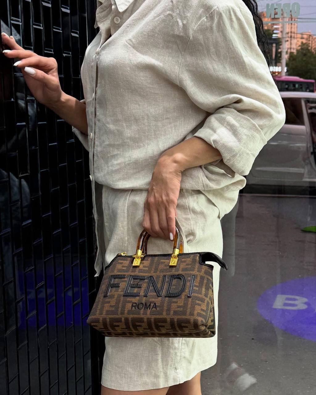 Fendi By The Way Mini (with Tortoiseshell/Plexiglass Handles)