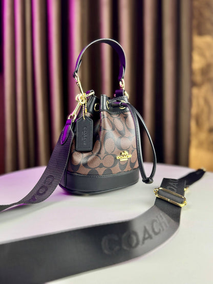 Coach Dempsey Drawstring Bucket Bag 15