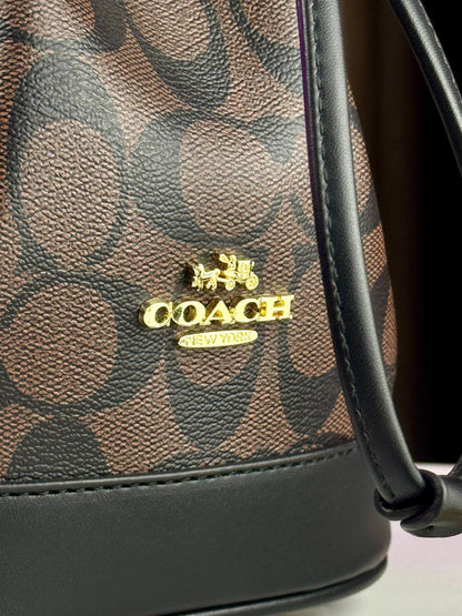 Coach Dempsey Drawstring Bucket Bag 15