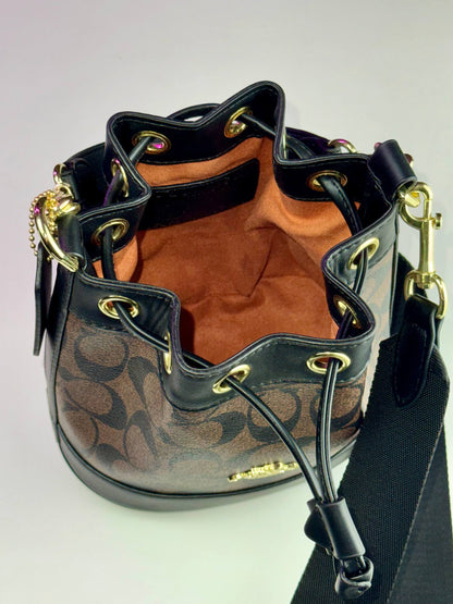 Coach Dempsey Drawstring Bucket Bag 15