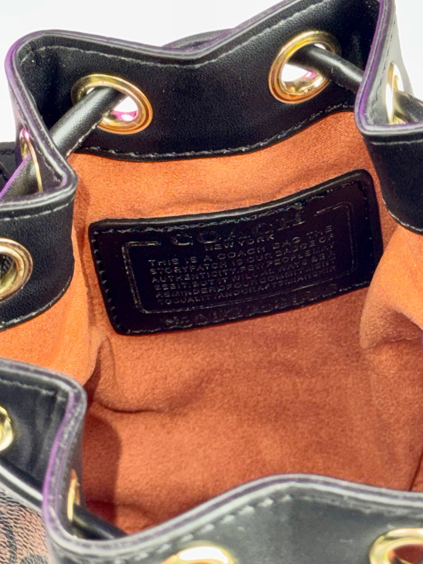 Coach Dempsey Drawstring Bucket Bag 15