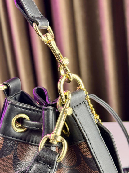 Coach Dempsey Drawstring Bucket Bag 15