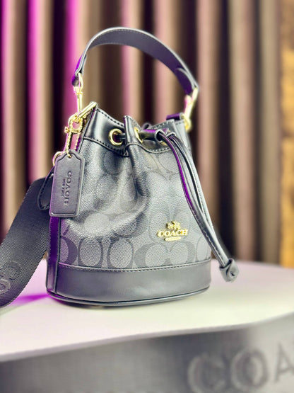 Coach Dempsey Drawstring Bucket Bag 15