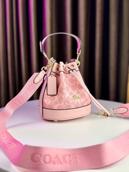 Coach Dempsey Drawstring Bucket Bag 15