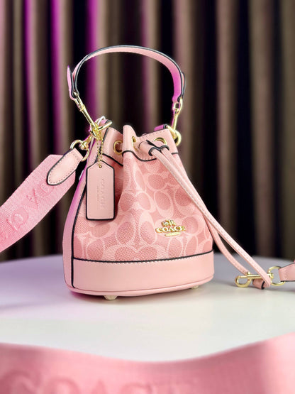 Coach Dempsey Drawstring Bucket Bag 15