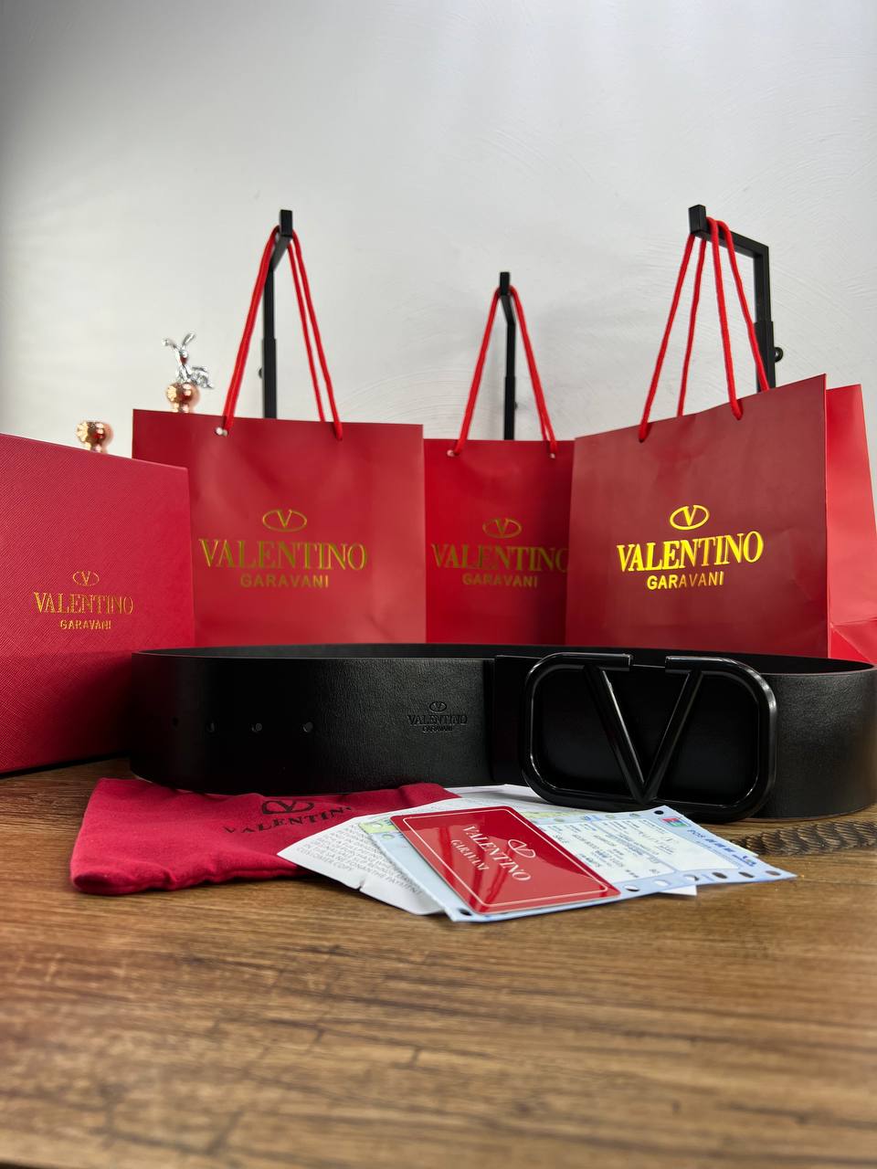 Valentino Garavani VLogo Signature Reversible Belt Set