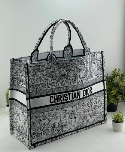 Dior Book Tote – Luxury Fashion Canvas & Denim Tote Bag