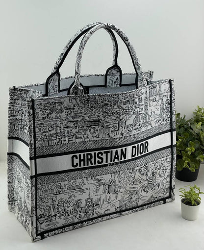 Dior Book Tote – Luxury Fashion Canvas & Denim Tote Bag