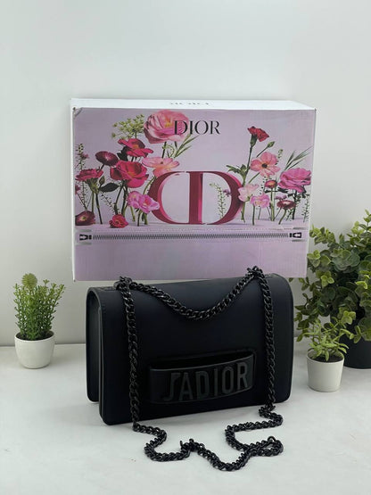 J'Adior Flap Bag with Chain