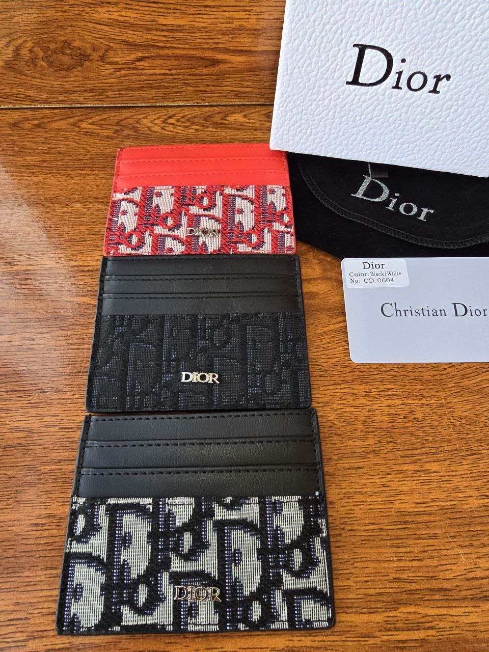 Dior Oblique Card Holder