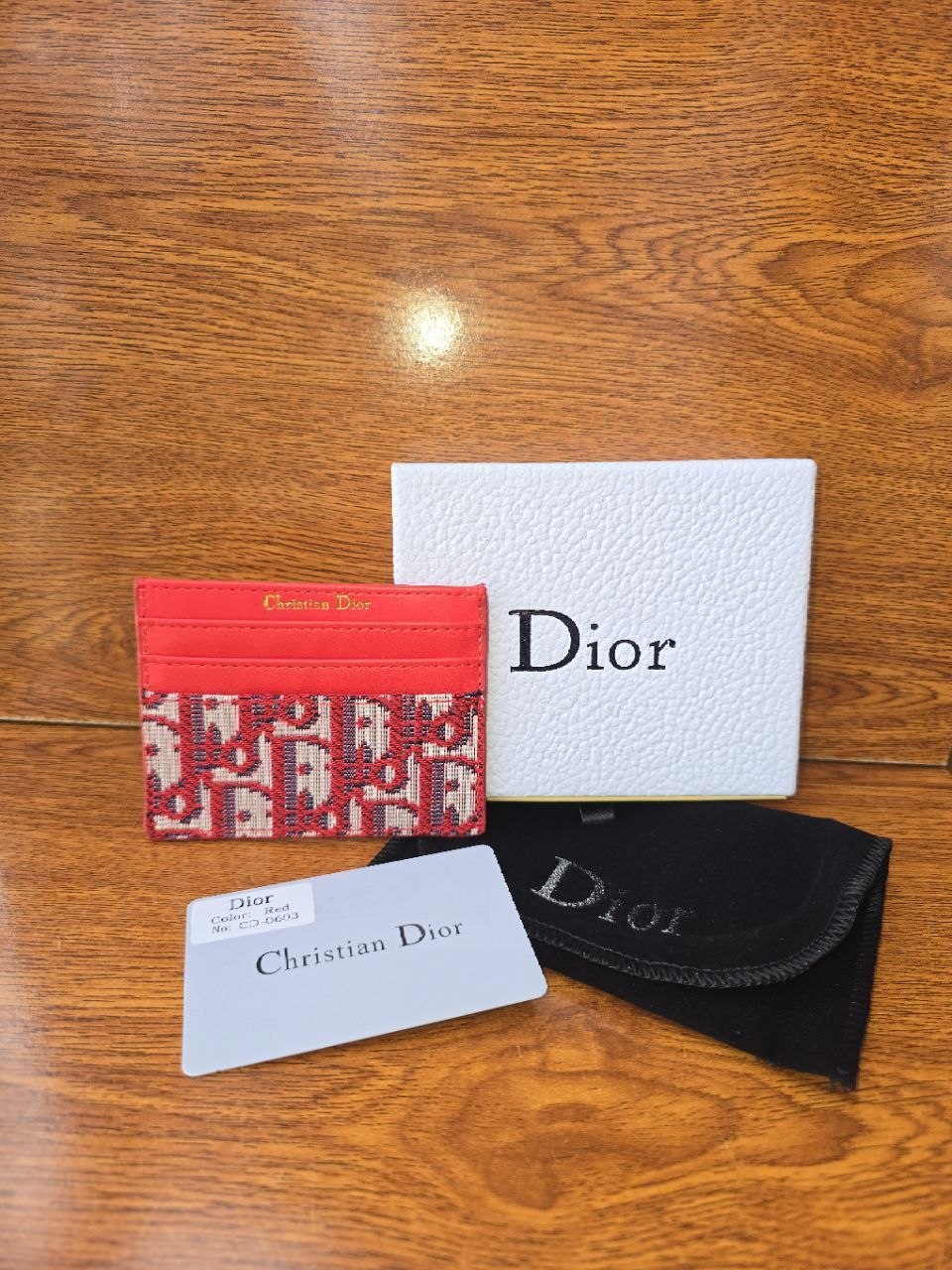 Dior Oblique Card Holder