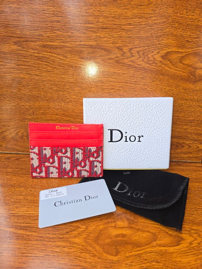 Dior Oblique Card Holder