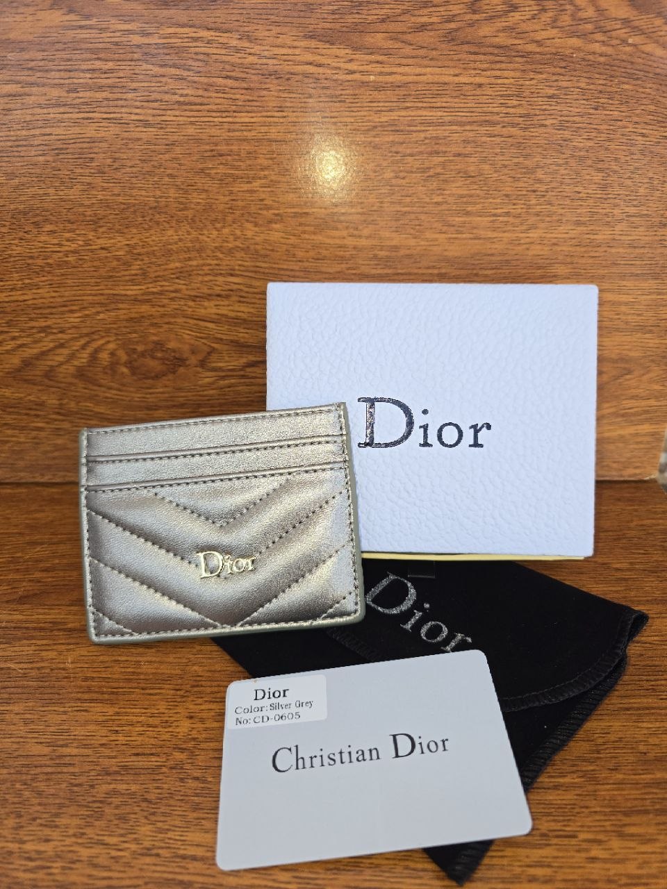 Dior Quilted Leather Cardholder