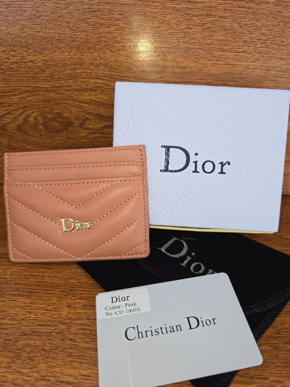 Dior Quilted Leather Cardholder