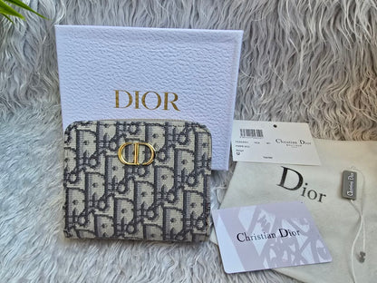 Christian Dior Caro Compact Zipped Wallet