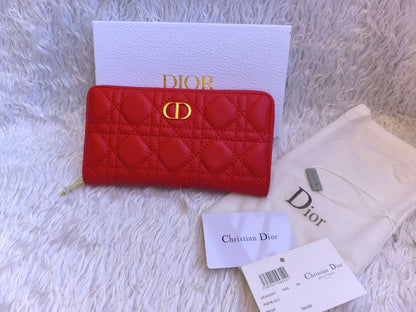 Dior Caro Voyageur Wallet & CD Diamond Wallet Collection