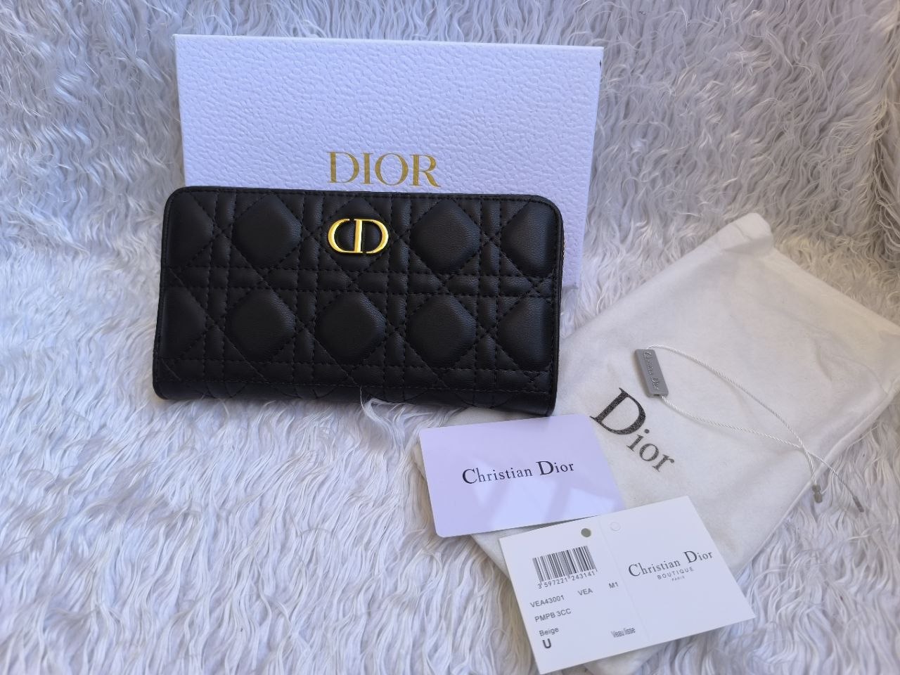 Dior Caro Voyageur Wallet & CD Diamond Wallet Collection
