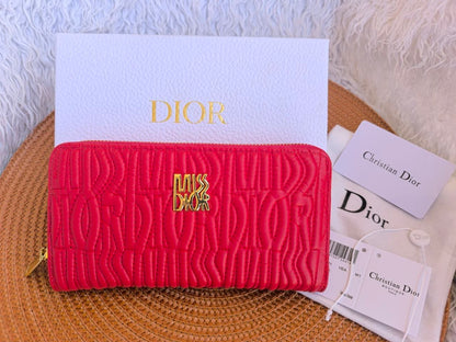 Dior Caro Voyageur Wallet & CD Diamond Wallet Collection