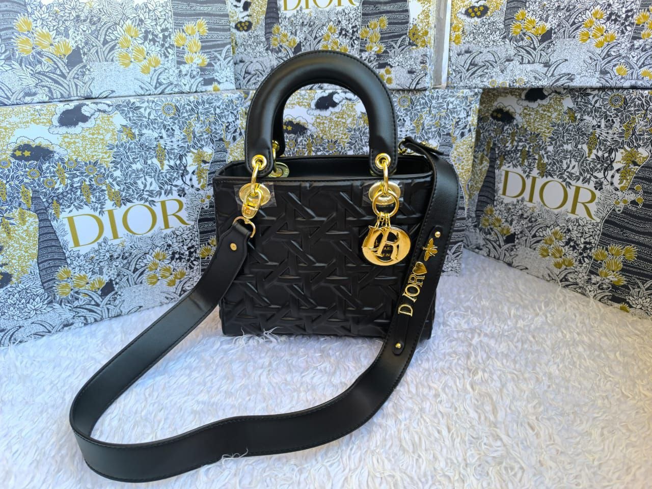 Lady Dior Bag (Cannage Motif & Diamond Sculpted Editions)