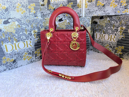 Lady Dior Bag (Cannage Motif & Diamond Sculpted Editions)