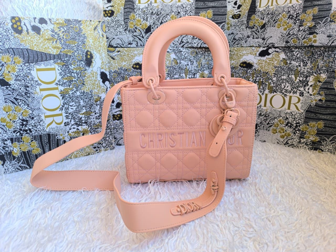 Lady Dior Bag (Cannage Motif & Diamond Sculpted Editions)